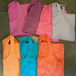 Seven Lululemon Swiftly tanks